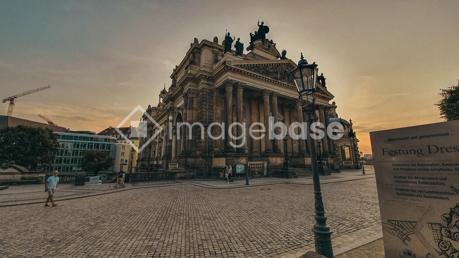Historic Landmark at Dusk
