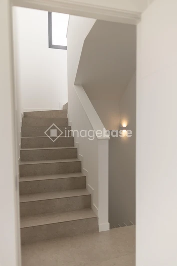 Modern Staircase with Soft Lighting