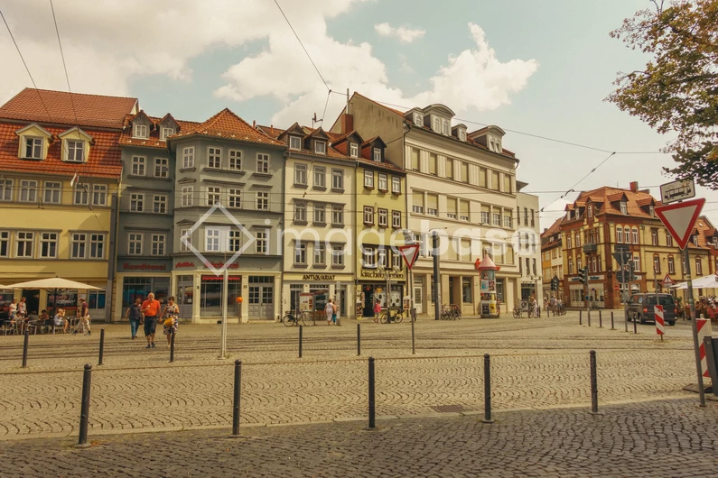 Charming European Street Scene
