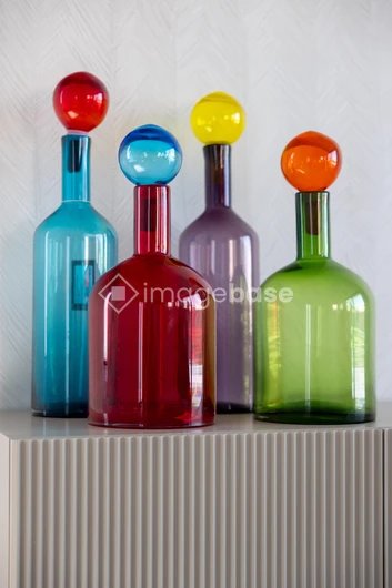 Colorful Glass Bottles