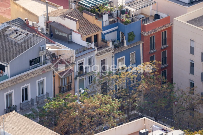 Colorful Urban Buildings