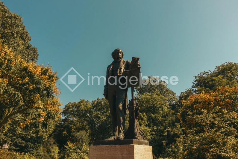 Statue in a Park