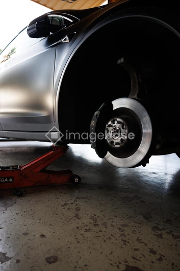 Car Maintenance in Garage
