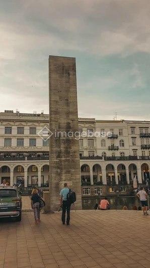 Urban Scene with Historical Architecture