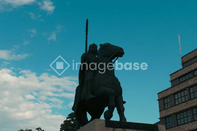 Statue with Sky Backdrop
