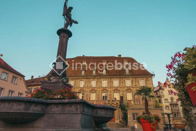 Historic Fountain and Architecture