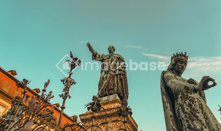 Historical Monuments Under Blue Sky