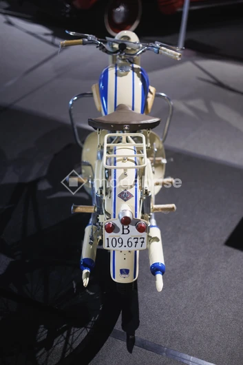 Vintage Motorcycle Display