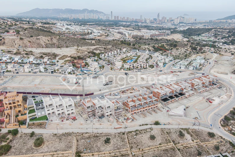 Construction Site with City View