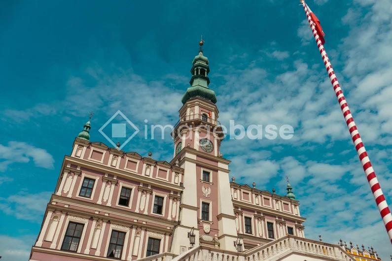 Historic Building under Blue Sky