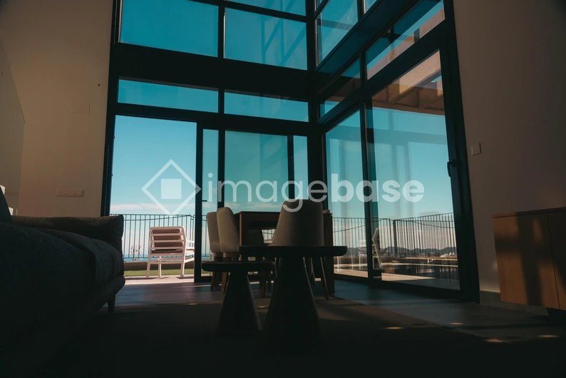Modern Interior with Scenic View