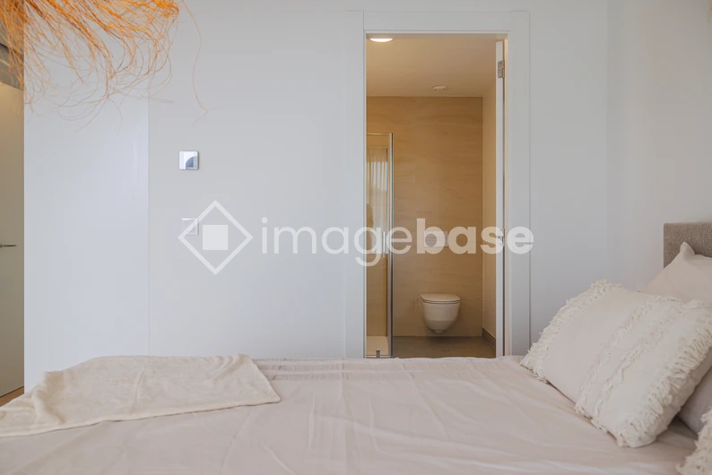 Minimalist Bedroom with Ensuite