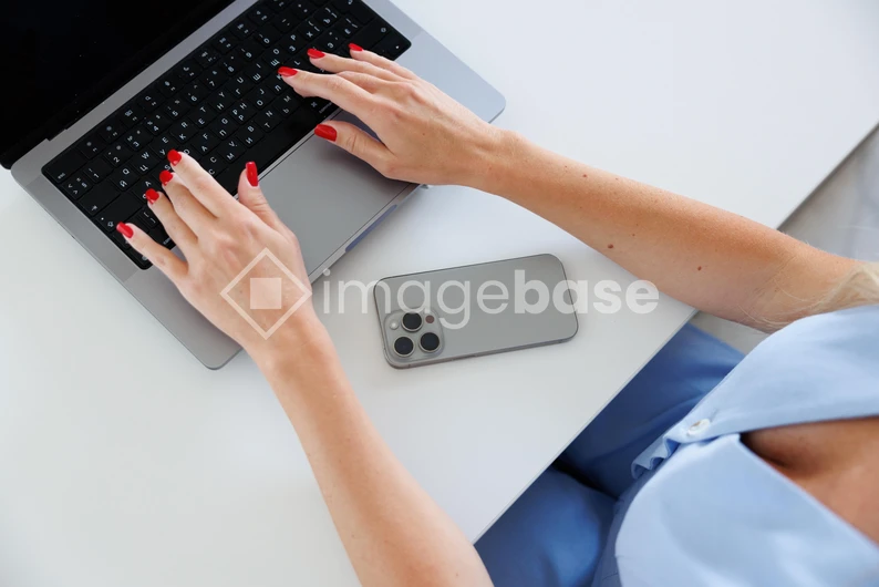 Professional Work Desk Scene