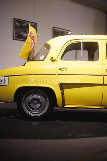 Vintage Yellow Car