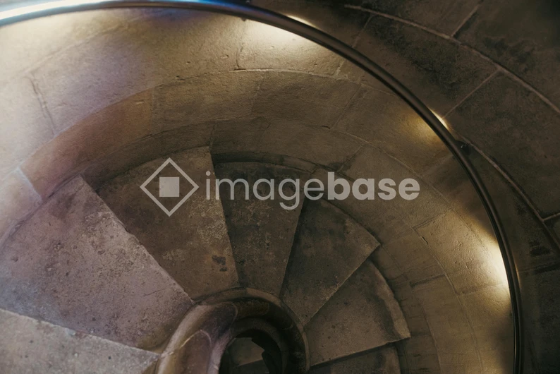 Spiral Stone Staircase