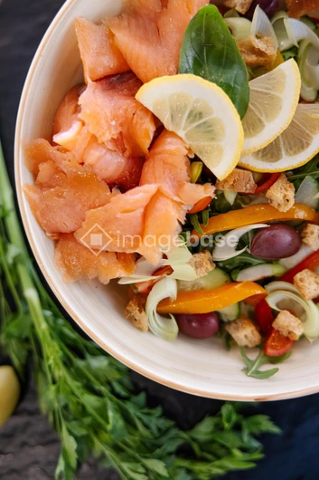 Salmon Salad Bowl