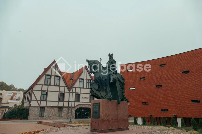 Historical Monument in Urban Setting