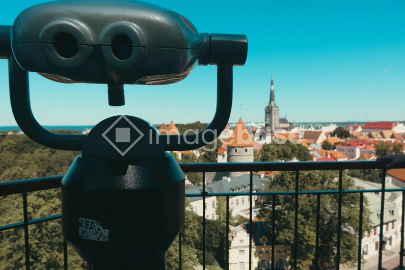 Scenic City View from Observation Deck