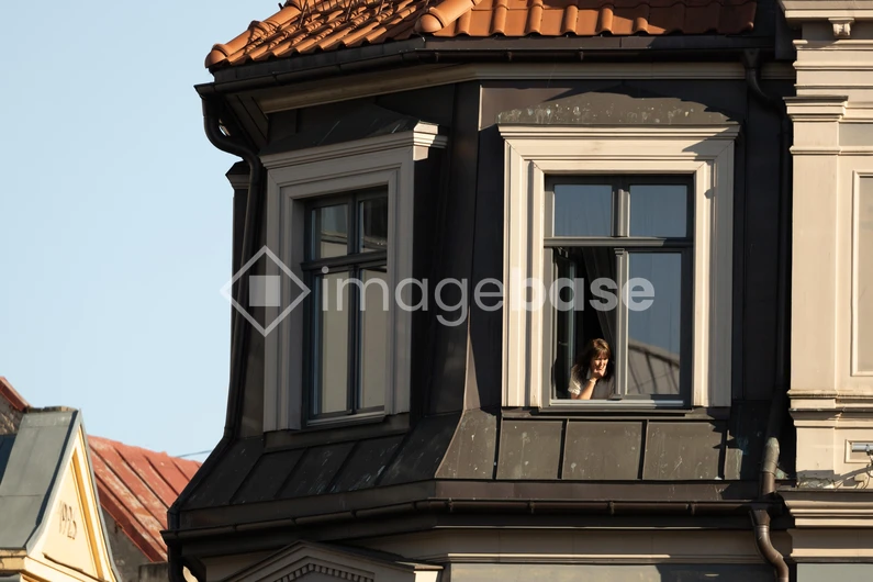 Architectural Window View