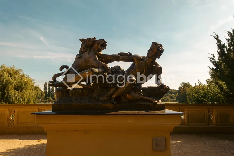 Bronze Sculpture in Park
