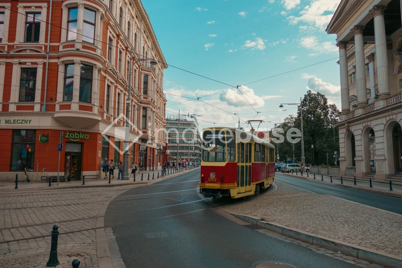 Historic Streetcar in City Center