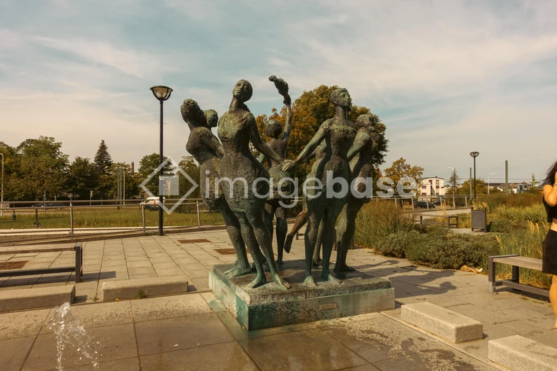 Outdoor Sculpture Scene
