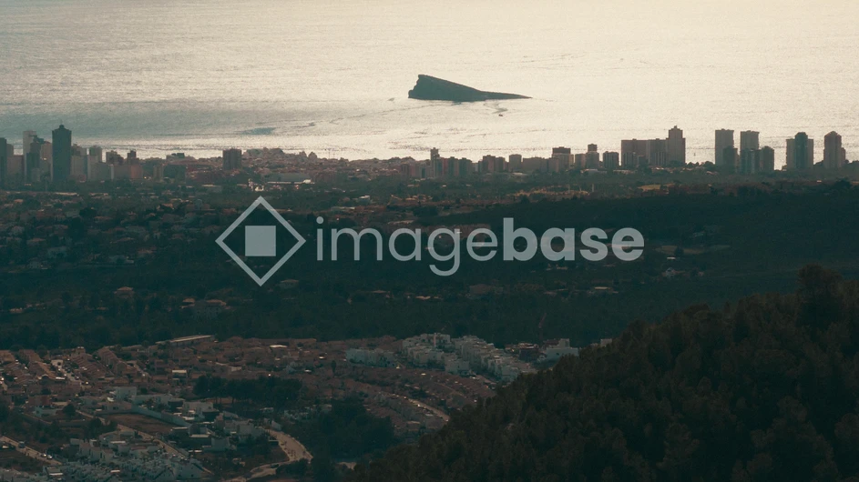 Coastal Cityscape at Dusk