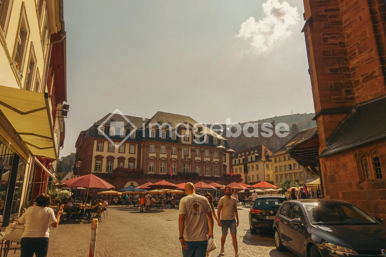 Charming European Street Scene
