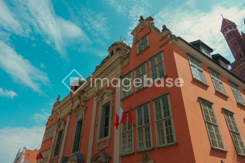 Historic Building against Blue Sky