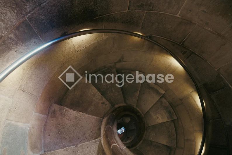 Spiral Stone Staircase