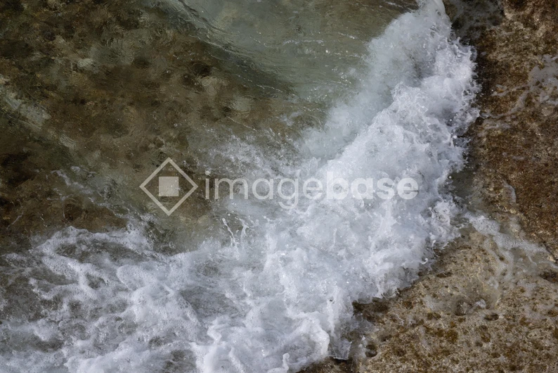 Waves on Rocky Shore