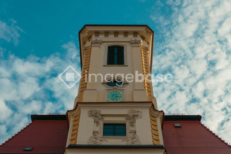 Historic Tower Against Blue Sky