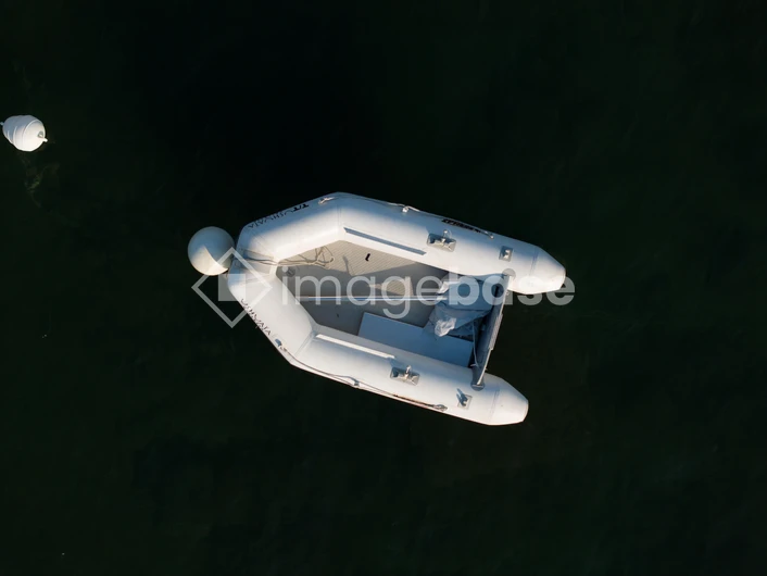 Overhead View of Inflatable Boat