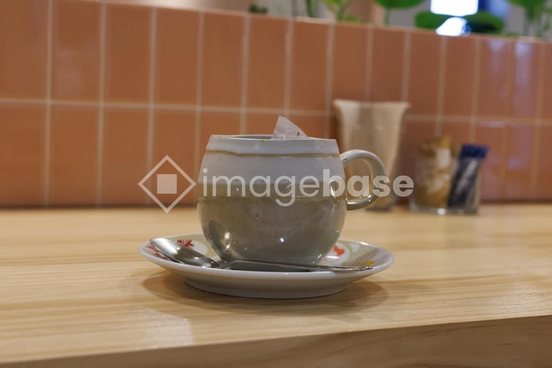 Cozy Coffee Cup on Countertop