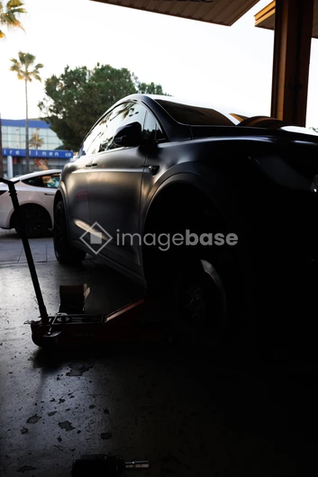 Car Workshop Scene