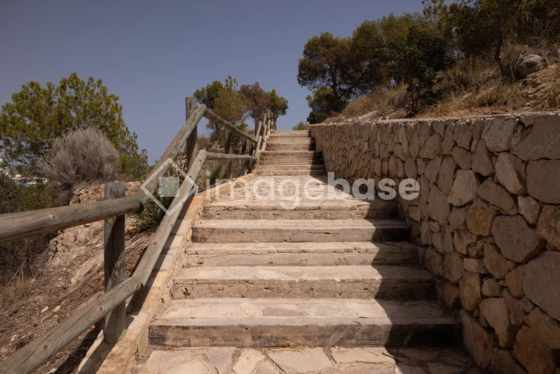 Rustic Stone Pathway