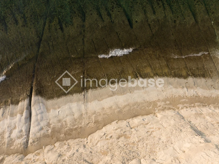 Aerial View of a Serene Shoreline