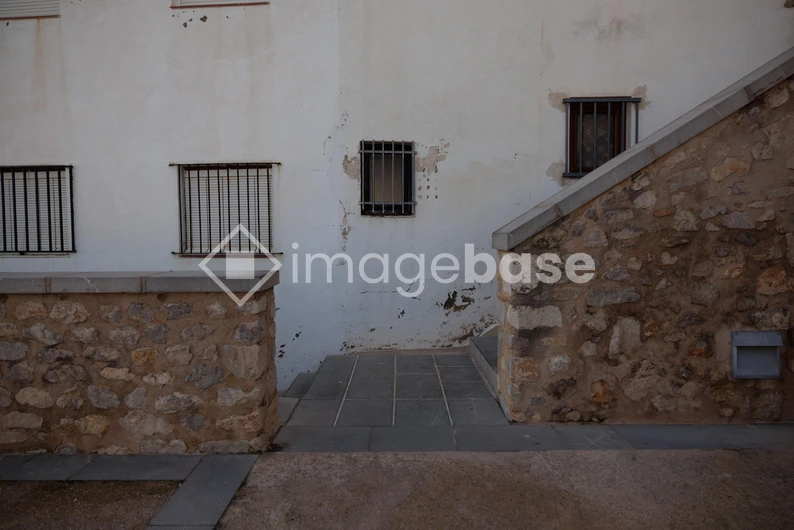 Stone and Stucco Facade