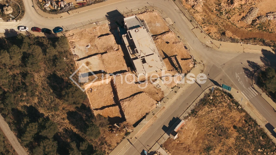 Aerial Construction Site