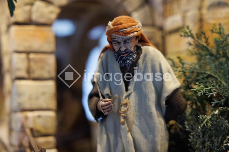 Cultural Figure in Traditional Attire