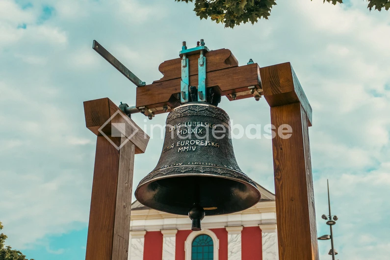 Historic Bell in Urban Setting
