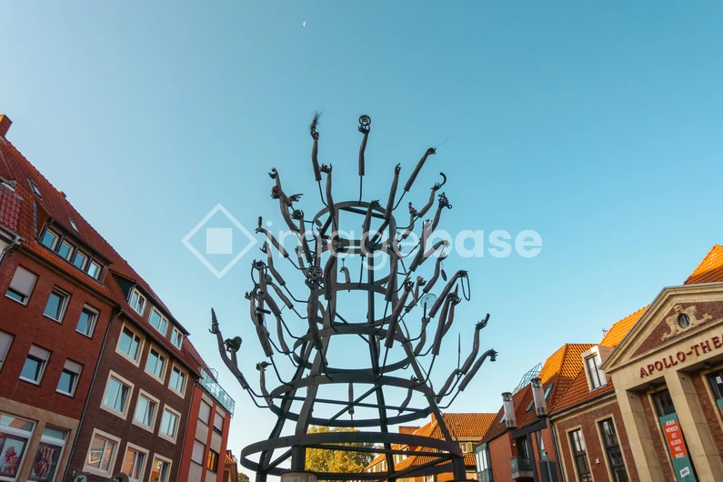 Urban Sculpture in Architectural Setting