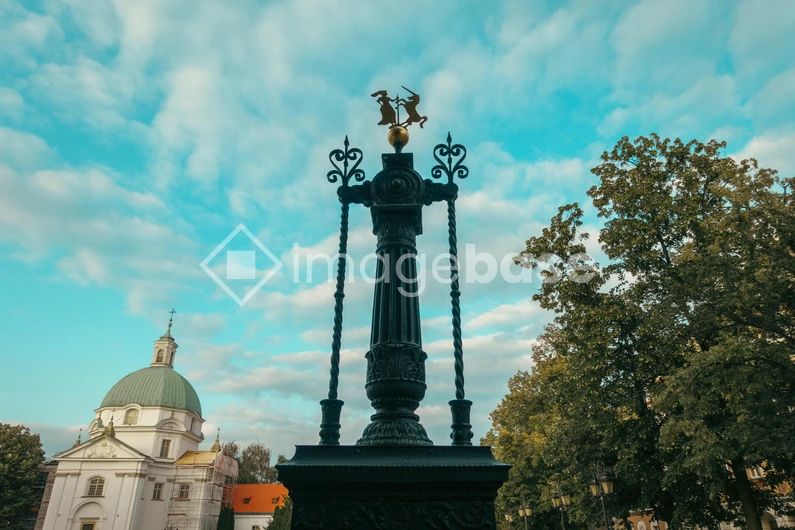 Historic Monument Under Blue Skies