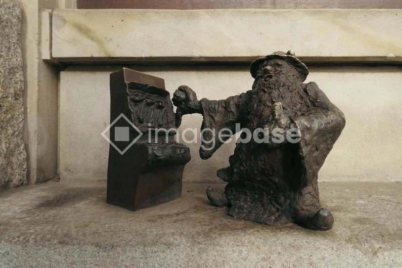 Bronze Gnome Sculpture