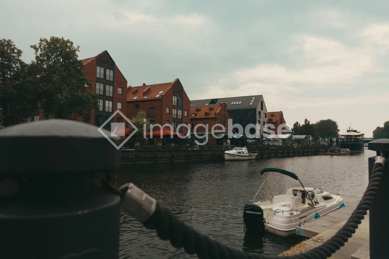 Quaint Riverside Town