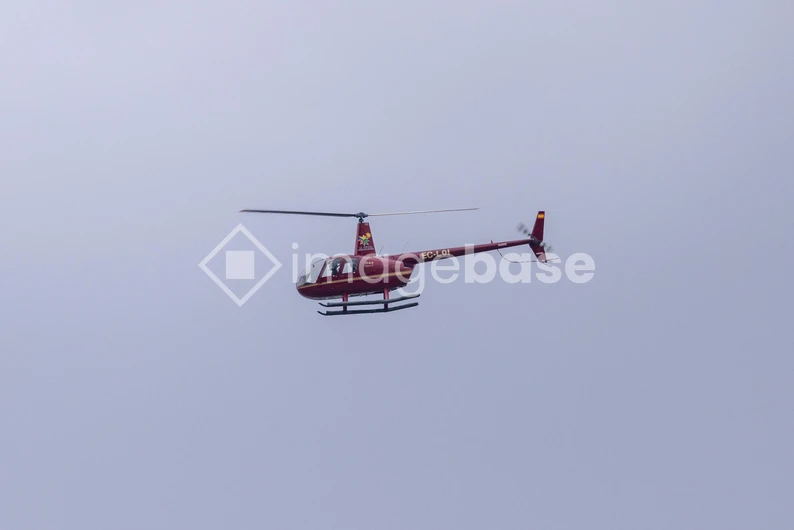Helicopter in Flight