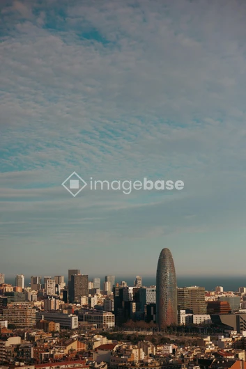 Modern Cityscape with Iconic Architecture