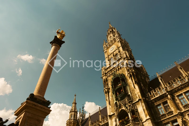 Historic Architecture Under Blue Skies