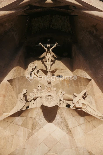 Intricate Stone Facade Sculpture