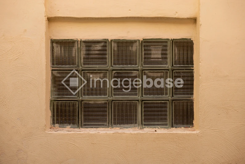 Textured Glass Brick Window